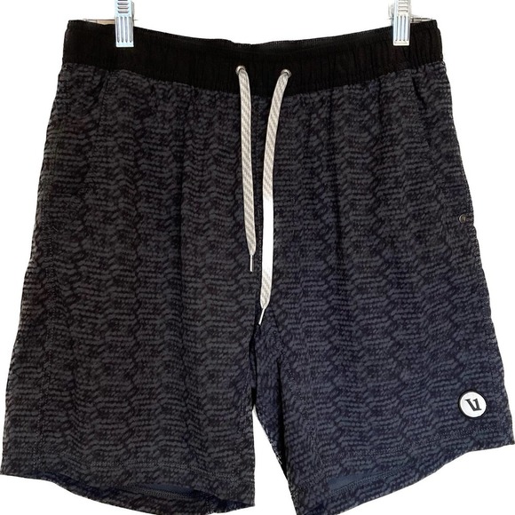 Vuori Other - Vuori Mens S Kore Basketweave Black Lined Shorts